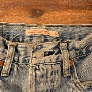Women’s Levi’s Ribcage Straight Ankle Jean Size 27